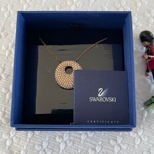 NWB Swarovski $189 Rose gold-plated Pendant Necklace!